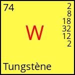 atome Tungstène